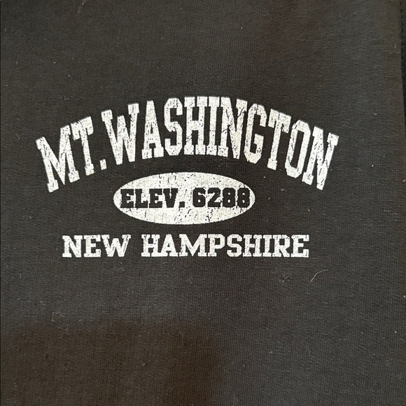 Black and Gray Women's Hoodie Size XL Mt Washington New Hampshire - Picture 2 of 8